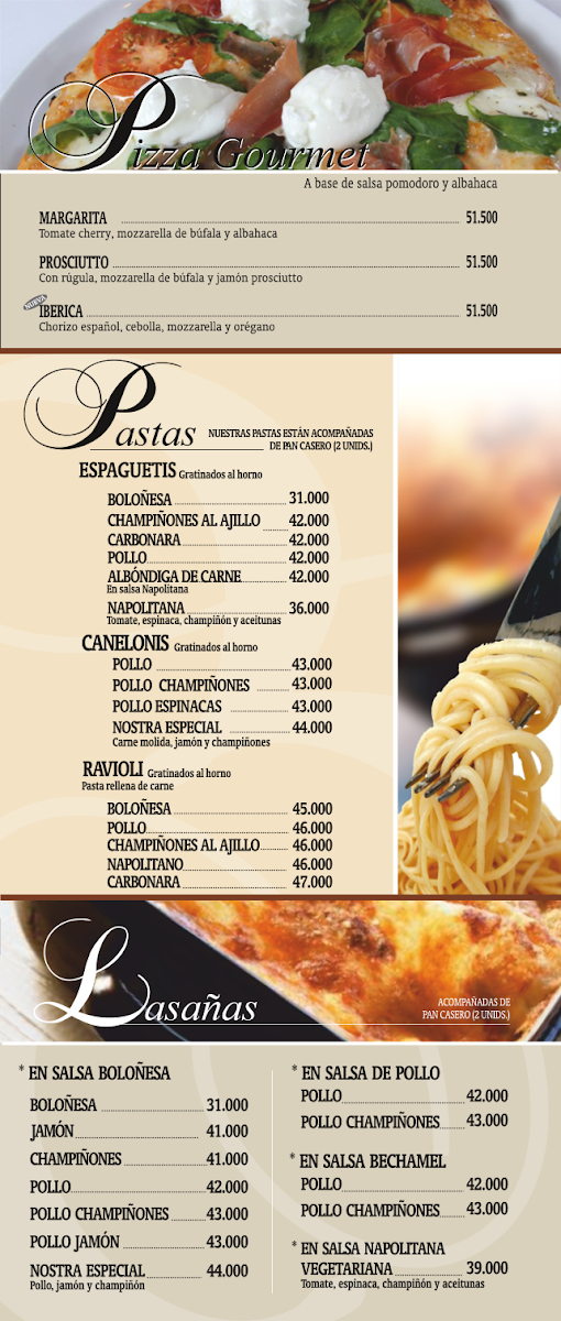 Menu Pizza Nostra - Duitama-2