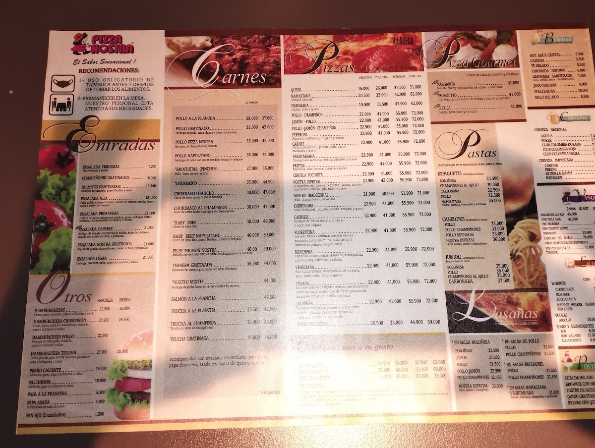 Menu Pizza Nostra - Duitama-7